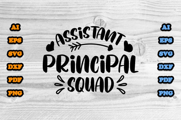 Assistant Principal Squad Svg
