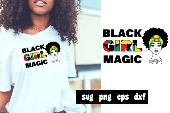 Black History Afro Woman Svg