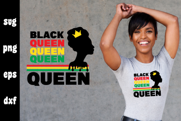 Black Woman, Black Queen SVG