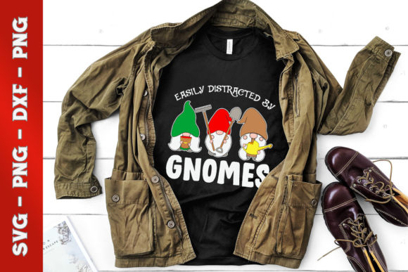 Easily Distracted by Gnomes Gardening