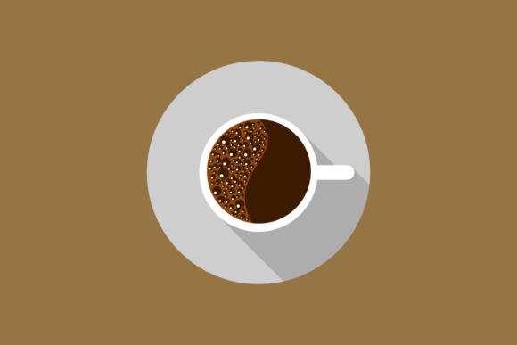Hot Coffee a Cup