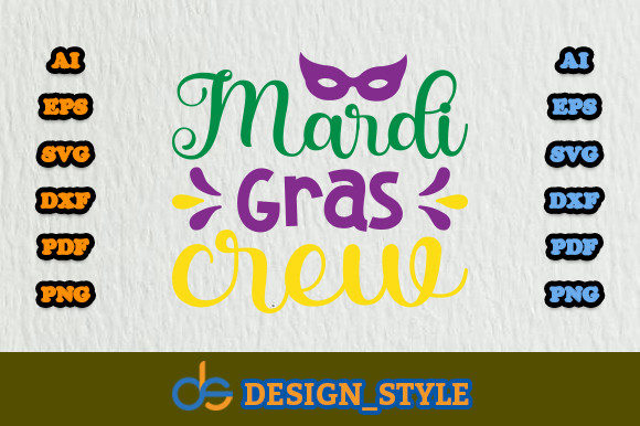 Mardi Gras Crew Svg