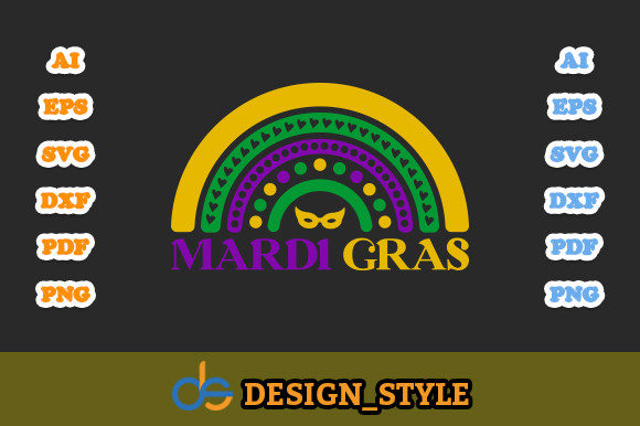 Mardi Gras Svg Design