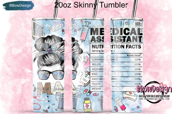 Medical Assistant Nutrition Fact Tumbler
