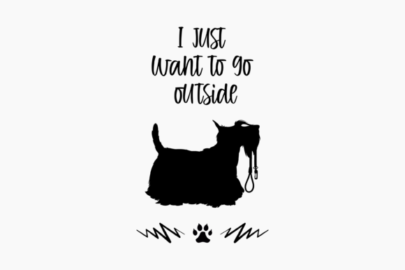 Scottie Ask to Go Outside
